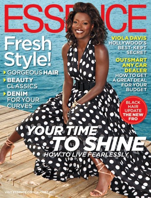 Viola Davis Covers August 2011 Essence Magazine
Actress Viola Davis covers the August 2011 issue of Essence Magazine and according to them, she’s “Hollywood’s Best-Kept Secret.” Inside the pages journalist Lola Ogunnaike, travels to Pittsburgh to...