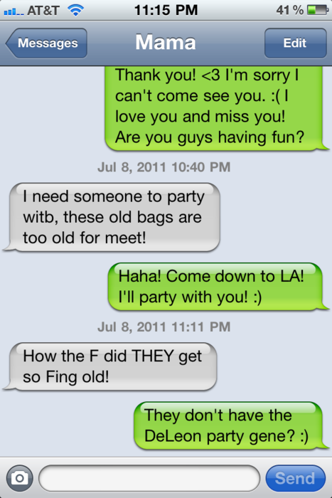 It&rsquo;s totally awesome that my mom finally learned to text. Except that now