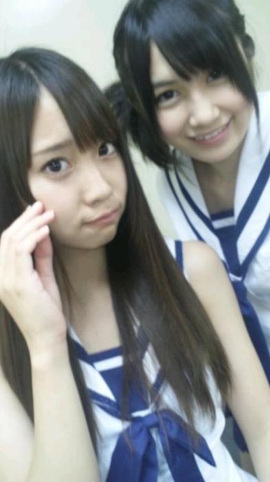 doragonstar777:  永尾まりや×森杏奈 ラーメン食べました(^O^)海鮮丼食べたかたぁ…けど我慢しよう(｀・ω・´)