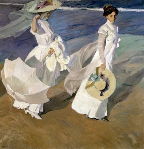 Strolling along the Seashore, Joaquin Sorolla y Bastida