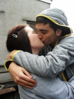 Me & @TomTheWanted having a kiss ;)Swansea.