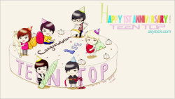 aylinlove92:  Happy 1 Year Anniversary TEEN TOP ♥ 