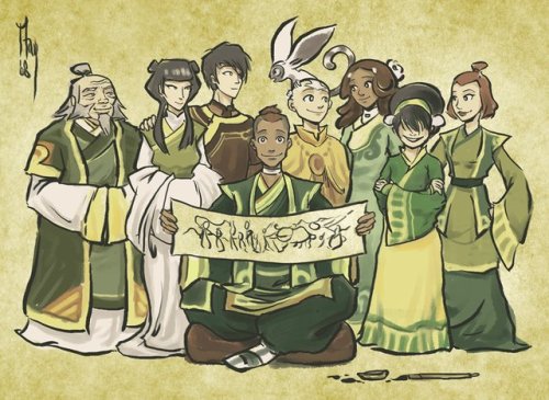 marcosfong:this is so meaningful :( miss the old times :\ It&rsquo;s all about the way Aang and Kata