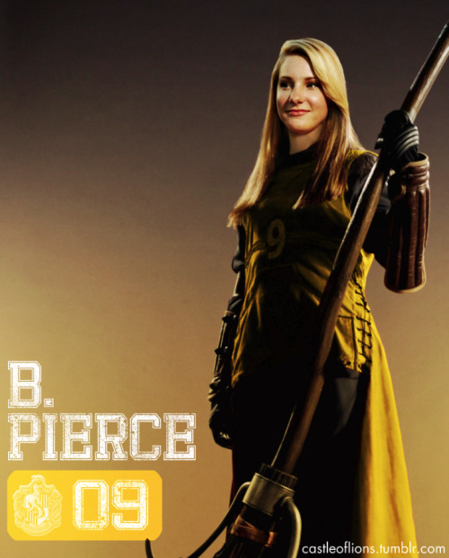 castleoflions:Hufflepuff!Brittany is super awesome at snagging snitches. Hufflepuffs are really good