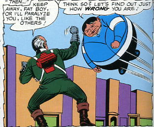 today one of my managers compared me to semi-obscure Legion of Superheroes character, Bouncing Boy. Guess what, he’s fat.