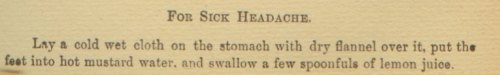 questionableadvice:  ~ Scan from Mrs. Gover’s copy of The Ladies’ Home Cookbook, 1894. Other bits and pieces from Mrs. Gover’s book can be found using my “Gover” tag.   Cudne.