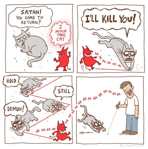 Sex caturday:  Cat vs. Satan  pictures