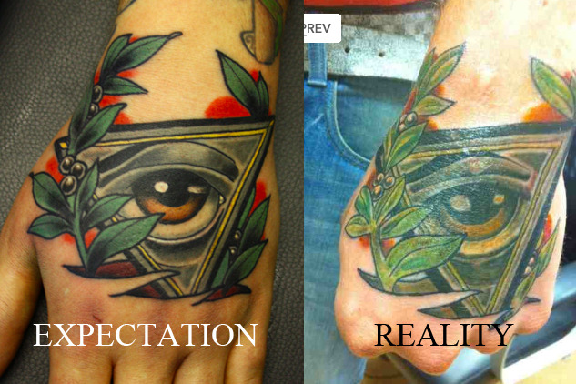 antonyflemming:  So… I tattooed the all seeing eye on the left hand side. Some
