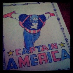 Capt. Amurka. (Taken with Instagram at Wendy&rsquo;s)