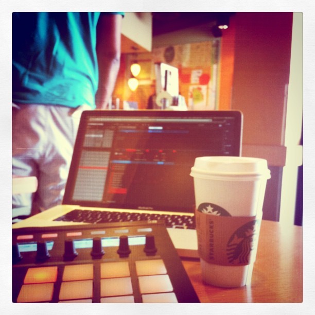 Starbucks writing session… (Taken with instagram)