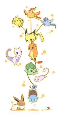 otakulei:  Chibi pokemon! Found here 