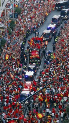 sergio5ramos:  Spain World Cup 2010 celebrations