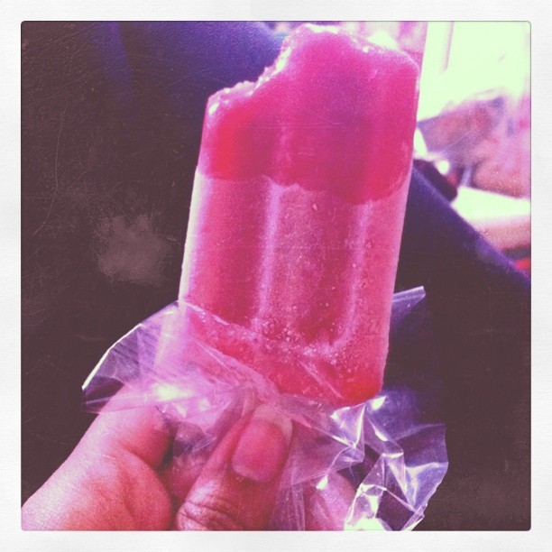 It&rsquo;s so #hot outside this #frozen #Popsicle feels so #good !!  (Taken with