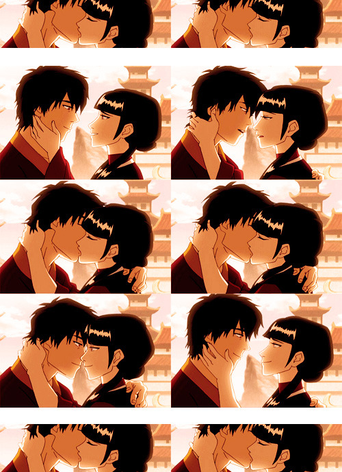 meatandsarcasm:Themed Party Challenge 20 | Kisses | Zuko and Mai | Avatar: The Last Airbender