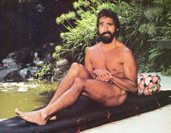 Tommy Chong. YEP.From a 1982 Playgirl shoot.