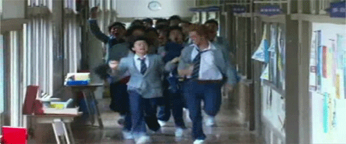 secretdiaryof:Because Nishii Yukito running is too PHAIL to not make a GIF of. *hell yeah*LAUGHING S