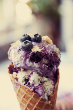 gastrogirl:  blueberry muffin ice cream.