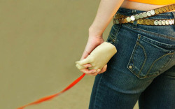 sexuallyactivepuppies:  whiteafro:  Hand Shaped Dog Leash So you never feel like a loner  I actually wanted one for a second, and realized I no longer have dogs. ;_; 