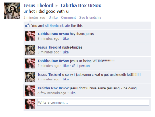 gothdiva:  jesus wtf are u doing 
