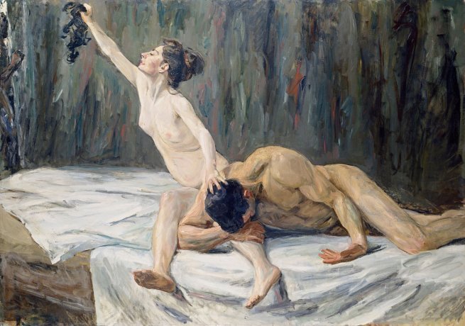 junkbondtrader:  Max Liebermann, Samson &amp; Delilah (Simsun und Delila), oil