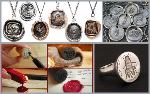 truebluemeandyou: Wax seals tutorial and jewelry to go a long with my ragehaus reblog of how to make