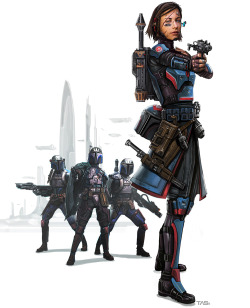 Justinrampage:  A Female Mandalorian Leads This Death Watch Splinter Group In Thomas