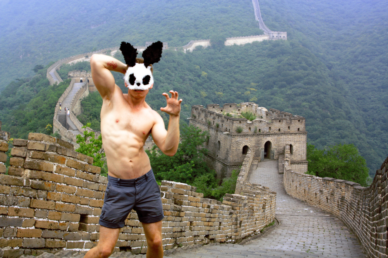 Panda Rabbit - Great Wall of China 2011 - Alexander Guerra