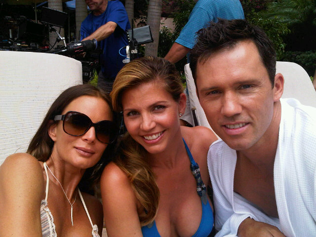 fuckyeahcharismacarpenter:  Behind the Scenes on Burn Notice with Jeffrey Donovan