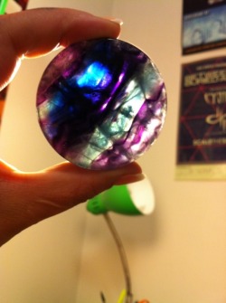 b-sidepoetry:  deadinmagazines:  My brand new plugs waiting for me when I got home from NH. Two inch DF Rainbow Fluorite plugs from Sacred Organics. BE FUCKING JEALOUS.  I liiterally just had my mouth open when I saw this. Fuck….   Amazing.