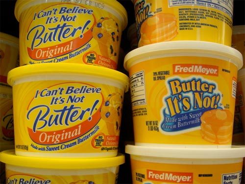 THERE IS NO SUBSTITUTE FOR BUTTER!!! according to the health freak teacher from