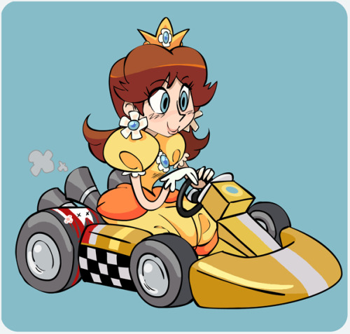 Sex unburnt:  vernavulpes; Mario Kart - Daisy pictures