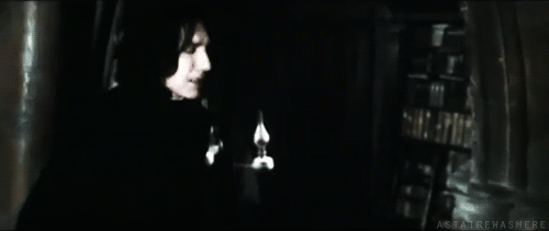 causeallidoisdance:  astairewashere:  Snape is just so broken and lost here. The