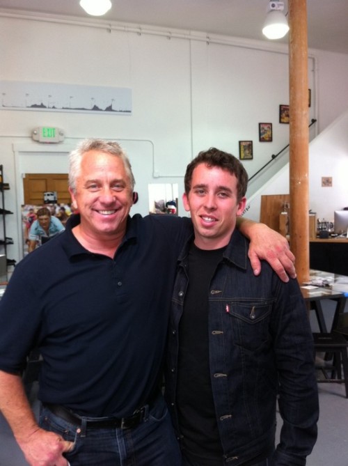 vcdp:(Look who stopped by today. Greg Lemond and his son. #SF - img.lyから)