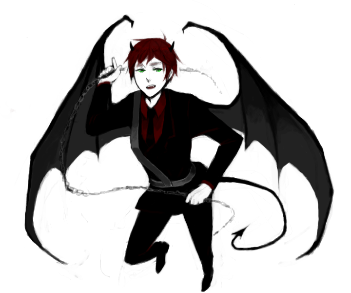 edscutechibigirl:  dunya01:  I drew a version without red hair too just in case^q^