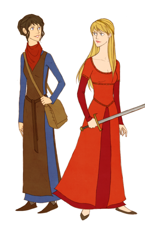 be-themoon:lamamama:Girl!Arthur and girl!Merlin yaaaaaaaaaaayWell now I want a series about the adve