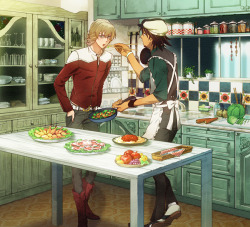 This is amazing *A* Also I love the domestic side of these too ~