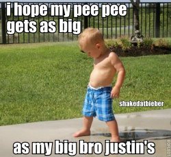 itsbieberswife:  LOL hahaha…   It&rsquo;ll be bigger ^^