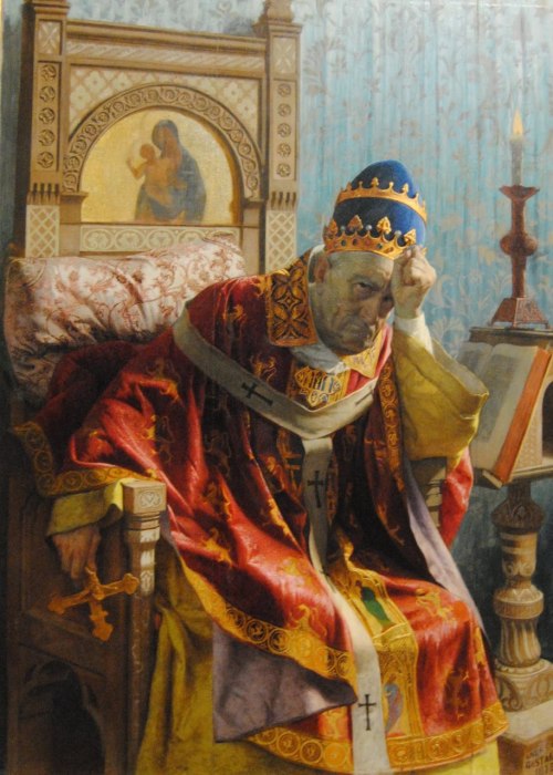 missfolly:  Bonifacio VIII, by Andrea Gastaldi, 1875 