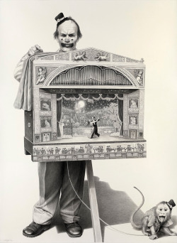 doctormonocle:  a clown by Laurie Lipton