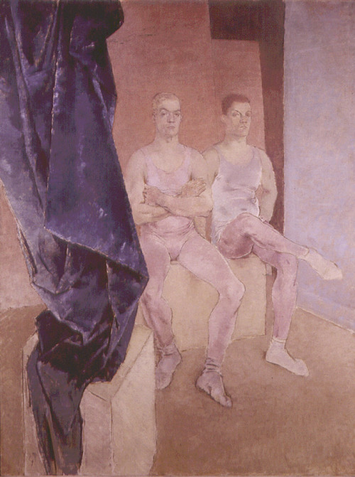 100artistsbook:  Acrobats Waiting to Rehearse adult photos