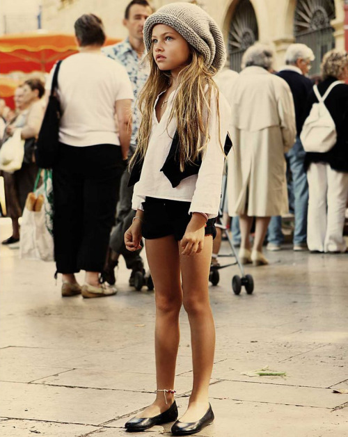 iamillness-illyssa:  jeffreycampbellshoes:  that awkward moment when a 10 year old is better looking then you.  HAHAHA ! Life .  SWAG.