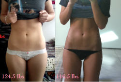 beauty-is-only-skin-deep:  it makes me happy, when I find my old progress pictures… gotta get back to 116.5and go even further.. 
