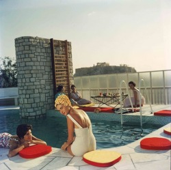 Theniftyfifties:  A Lazy Afternoon Around The Penthouse Pool… Photo By Slim Aarons.