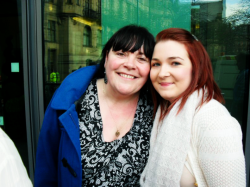 Me &amp; Mary Byrne.Sheffield. March 2011. 