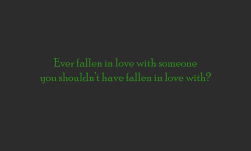 ceepicak:  Ever Fallen In Love by Pete Yorn 