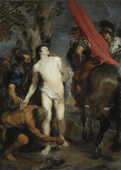 Anthony van Dyck St Sebastian Bound for Martyrdom
