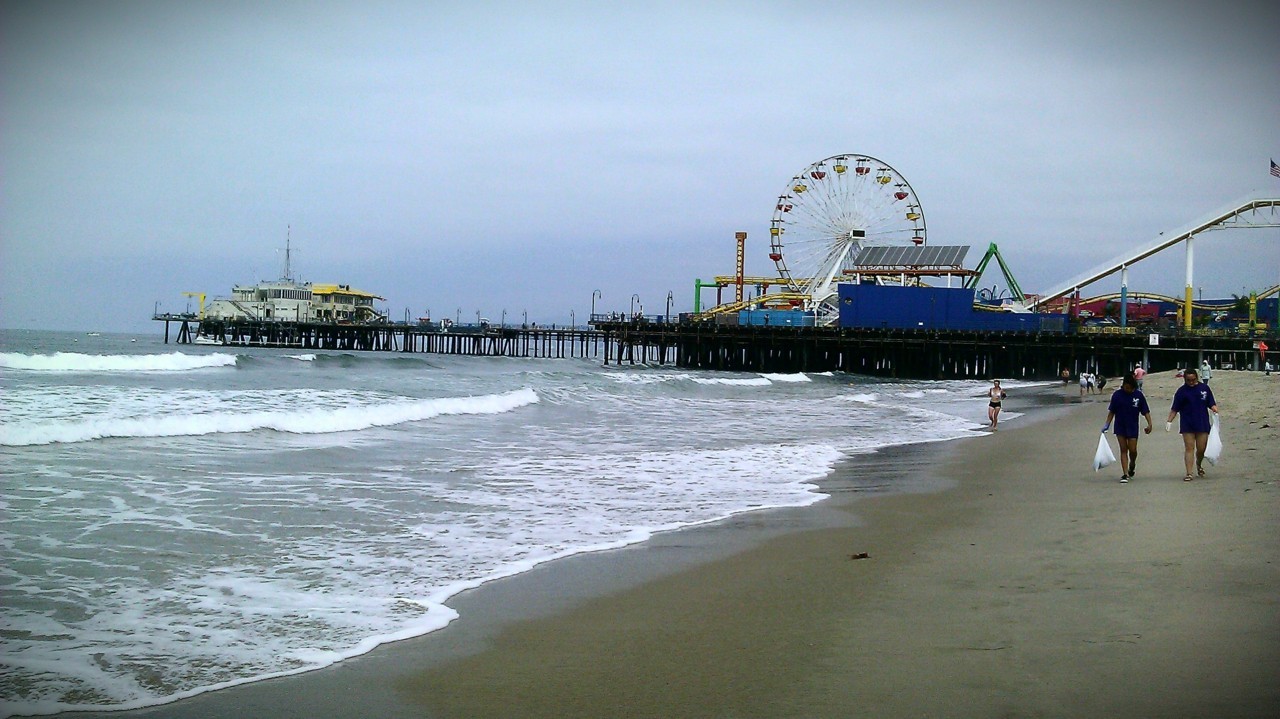 Santa Monica pier.