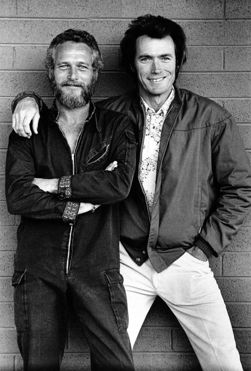 crossfirehurricane:  Paul Newman and Clint Eastwood