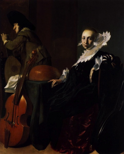 Music-Making Couple, by Willem Corneliszoon Duyster, Gemäldegalerie, Berlin.