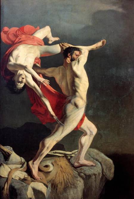100artistsbook:  Hercules and Lichas (1849) – P.S. Sorokin 